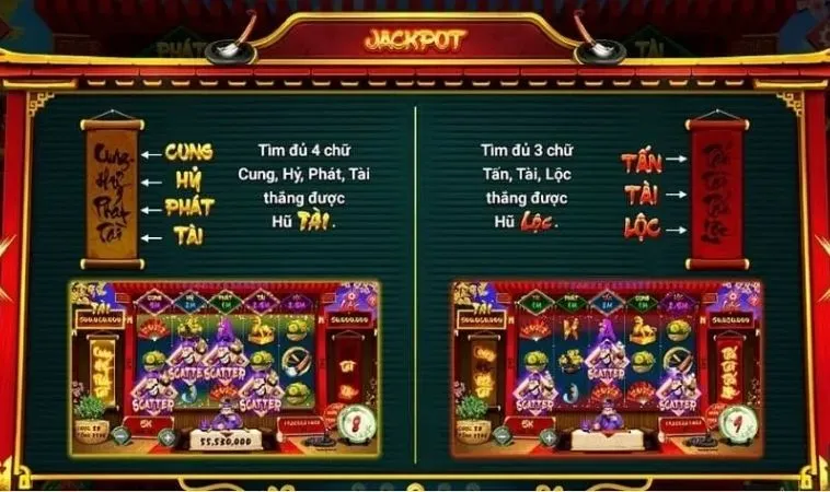 Hướng Dẫn Chơi Nổ Hũ Ông Đồ Tại EE88 Cho Người Mới 2 Bảng Jackpot thưởng nổ hũ Ông Đồ tại EE88